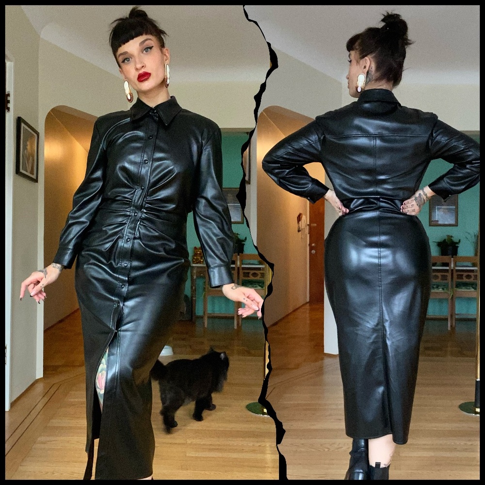 Pleather Zara Dress